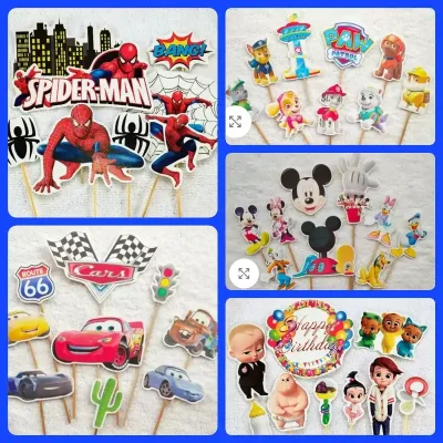 Toppers Impreso para Varón