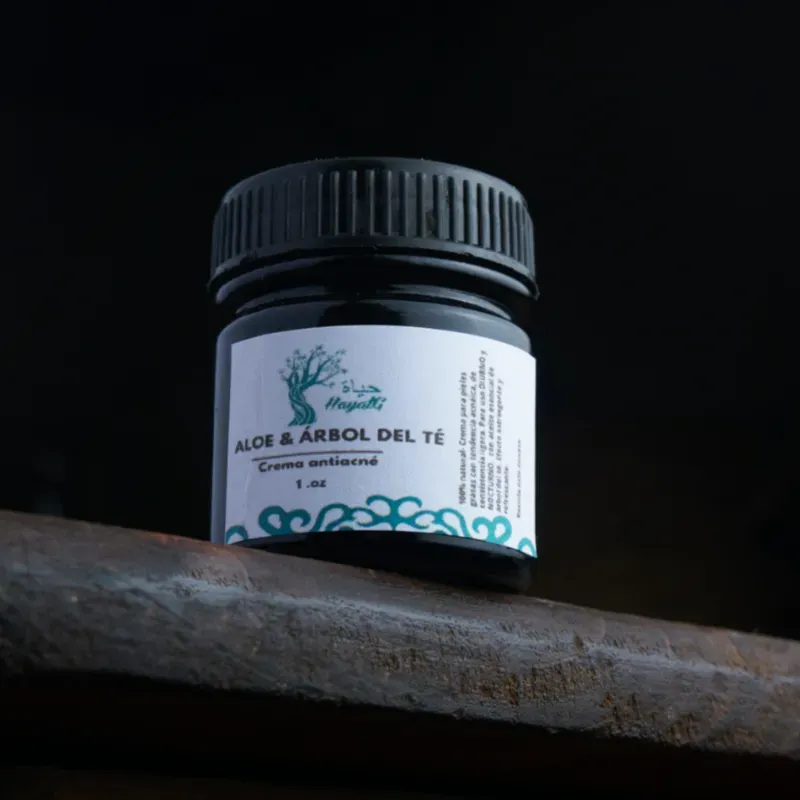CREMA DE ALOE Y ÁRBOL DEL TÉ ( antiacné)