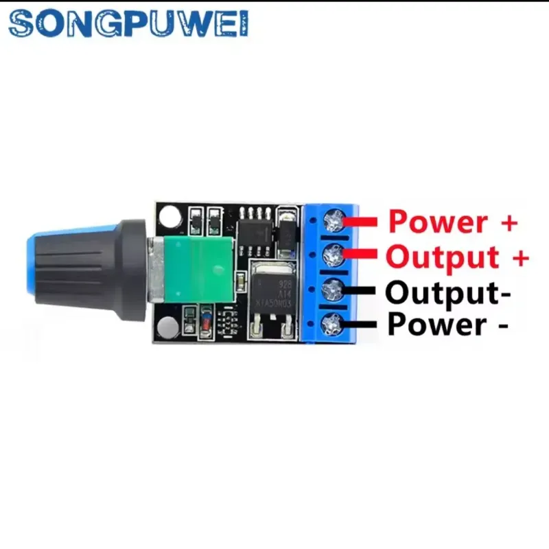 Controlador de Velocidad PWM 5V / 12V – 10A