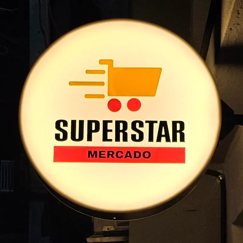 Cartel acrílico, vinilo y Pvc