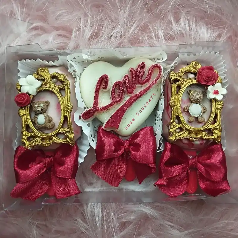Caja Love de 3 paletas