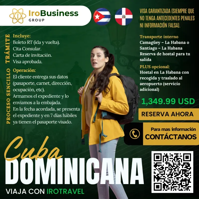 Pasaje Cuba - Dominicana