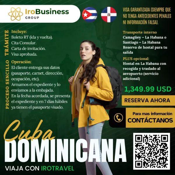 Pasaje Cuba - Dominicana