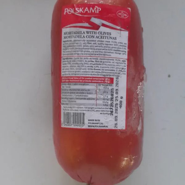 MORTADELLA CON ACEITUNAS 400g