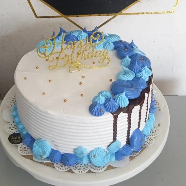 Cake de vainilla y chocolate