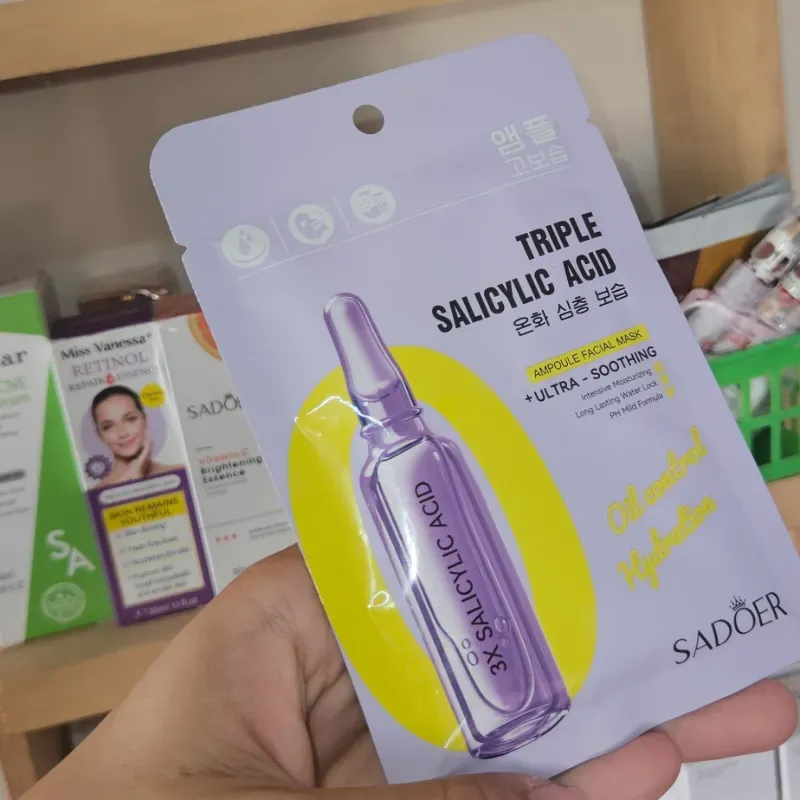 Mascarilla de Ácido Salicílico ×3 marca Sadoer