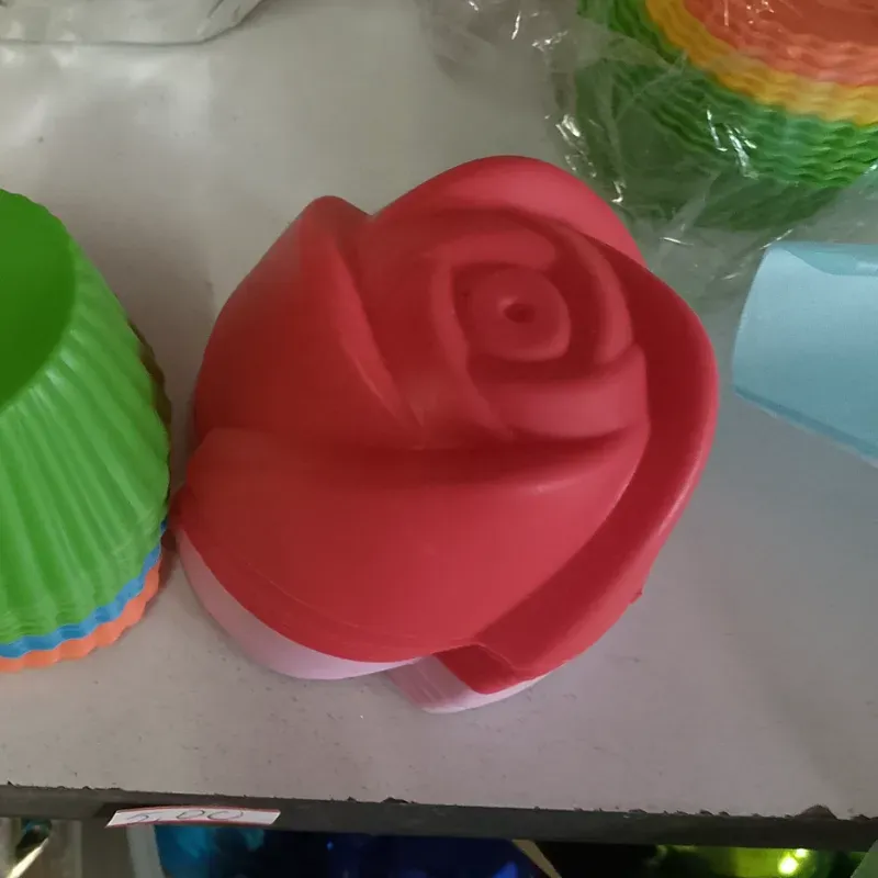 Molde cupcake rosa 12x