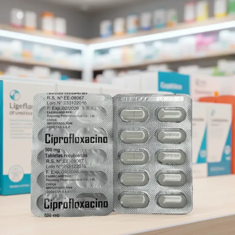 Ciprofloxacino 500mg (Vence 09/2026)