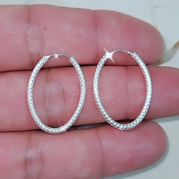 Argollas de plata esterlina 925 #10