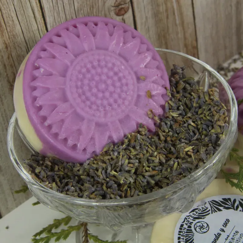 Jabón lavanda y coco 100g