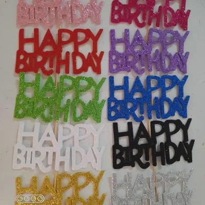 Happy Birthday sencillo x cantidad (12na)