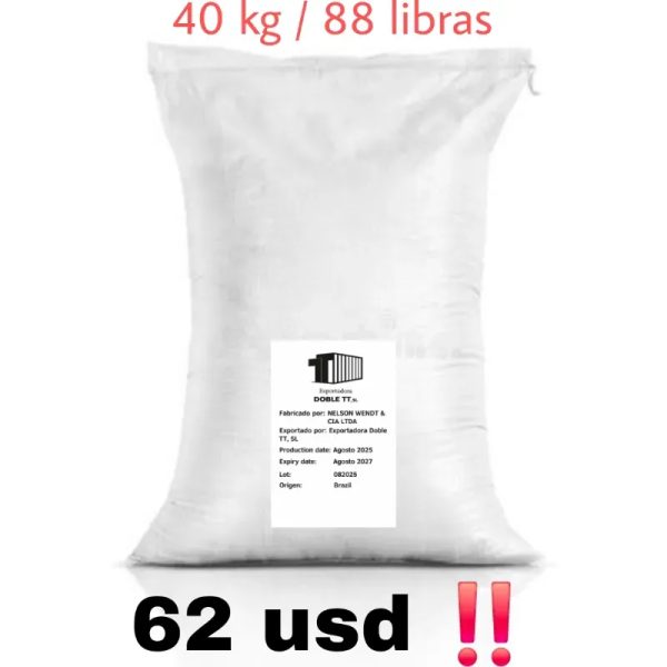 Saco sellado de Arroz Brasileño (40kg/88 libras)