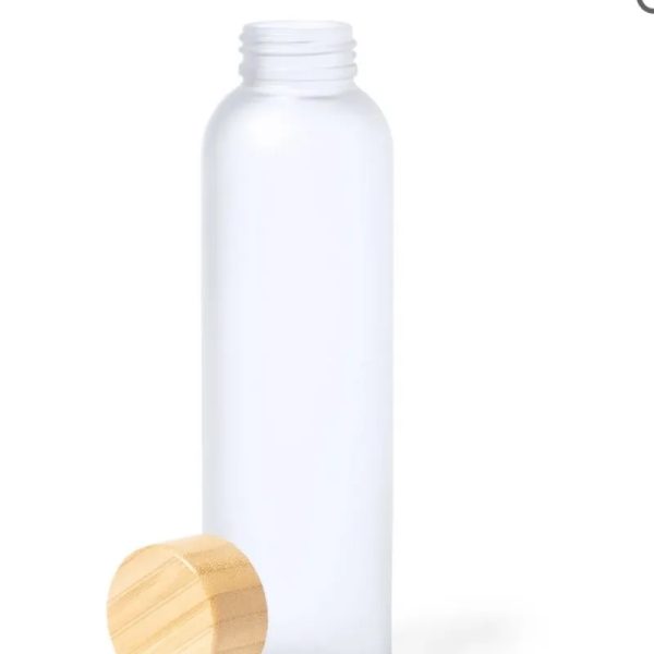 Botella de agua de cristal