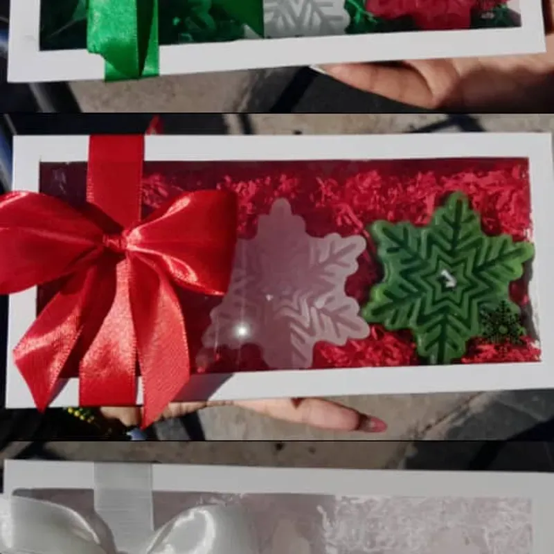 Combo de velas navideñas