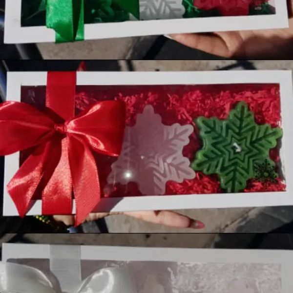 Combo de velas navideñas