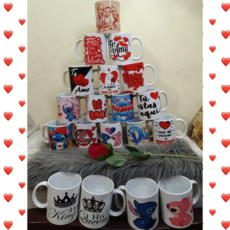 Taza blanca personalizada