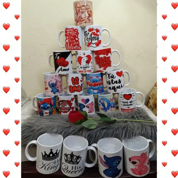 Taza blanca personalizada