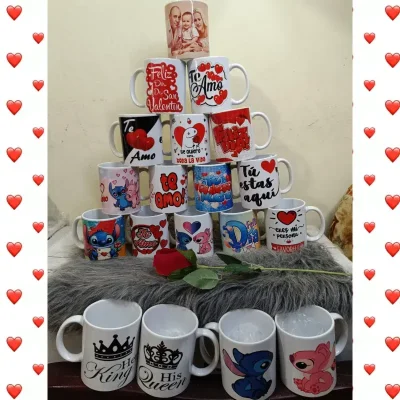 Taza blanca personalizada