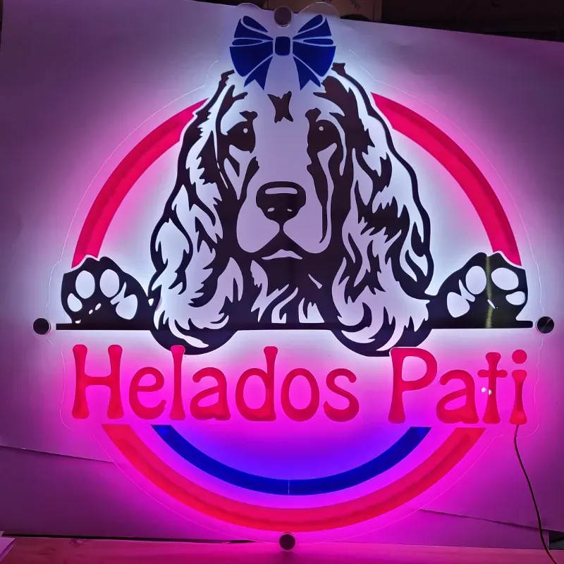 Cartel retroiluminado