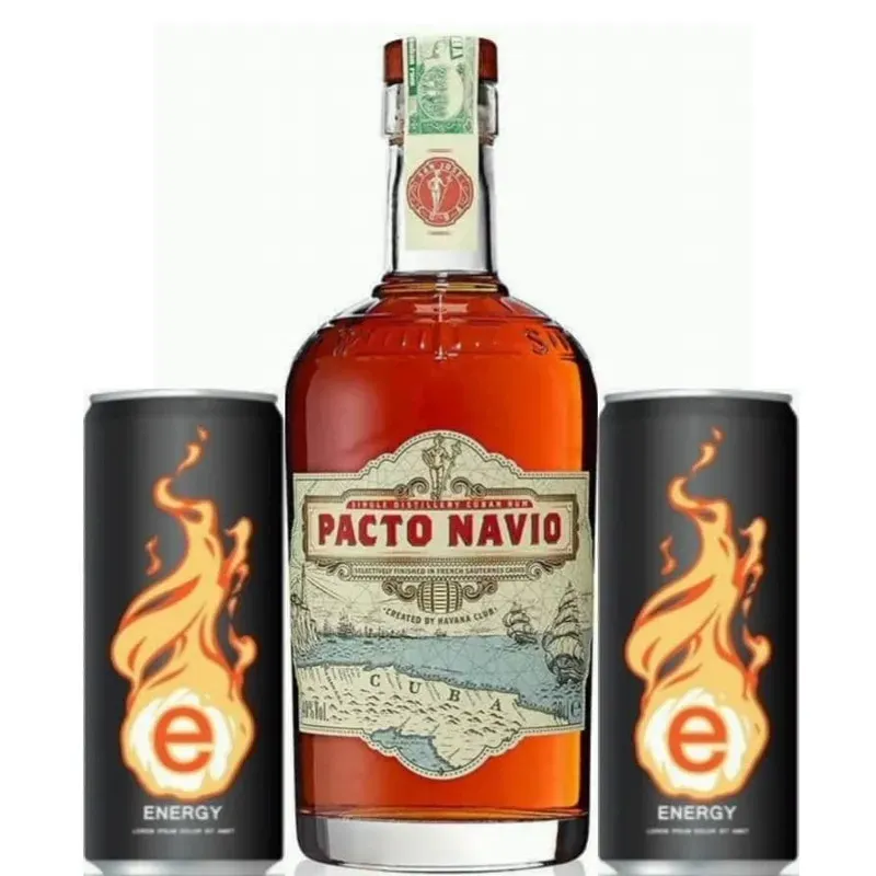 RON HC PACTO NAVIO + 2 ENERGIZANTES