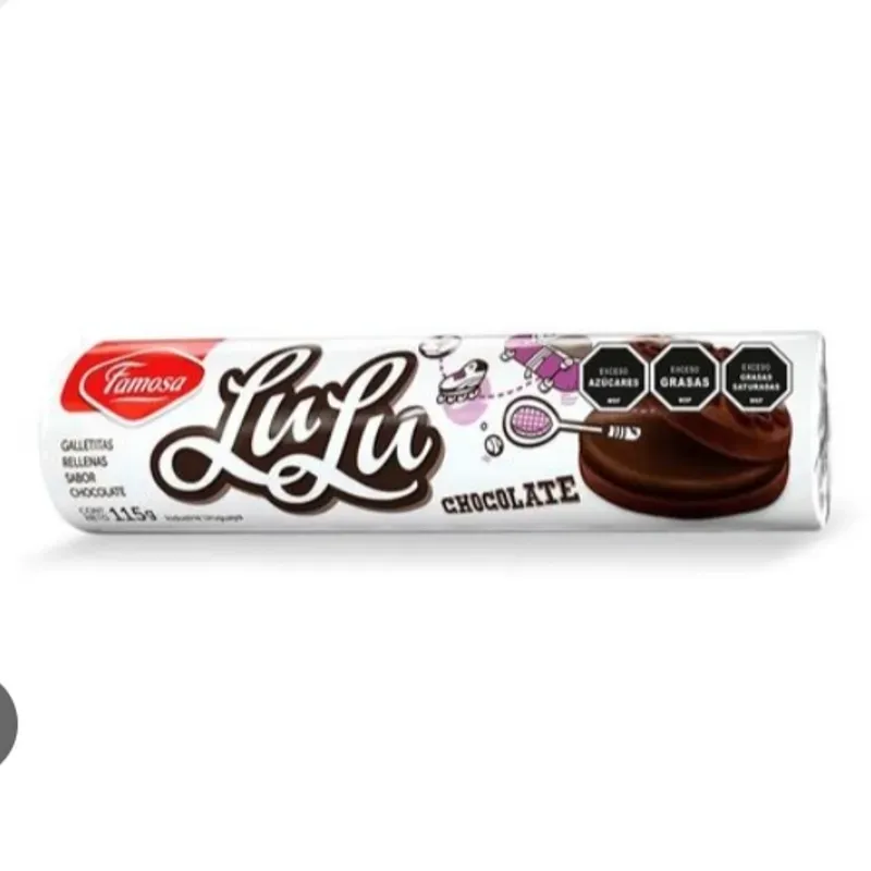 Galletas rellenas de chocolate