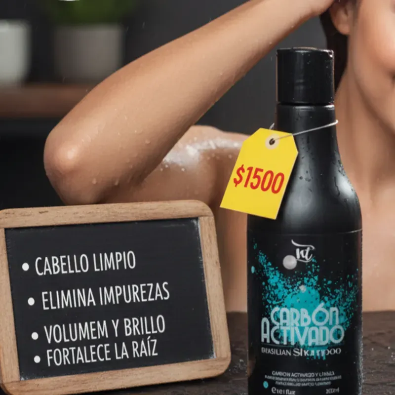 Champoo de Carbon Activado