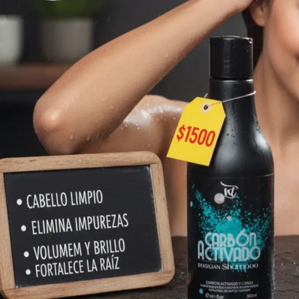 Champoo de Carbon Activado