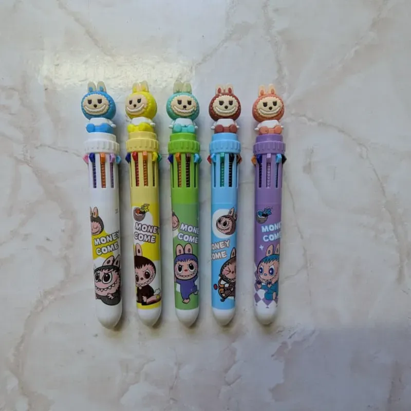 Lapiceros de 10 colores de Labubu