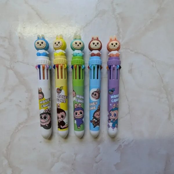 Lapiceros de 10 colores de Labubu