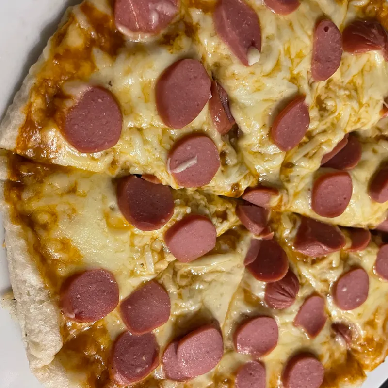 Pizza de Salchicha