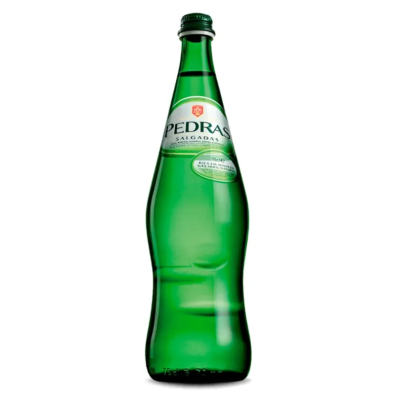 Agua Mineral con gas PEDRAS SALGADAS Cristal 750ml. /12 Caja