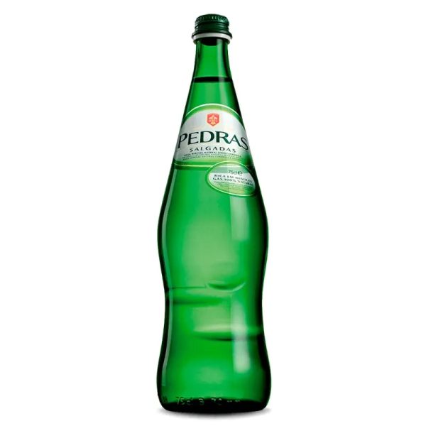 Agua Mineral con gas PEDRAS SALGADAS Cristal 750ml. /12 Caja