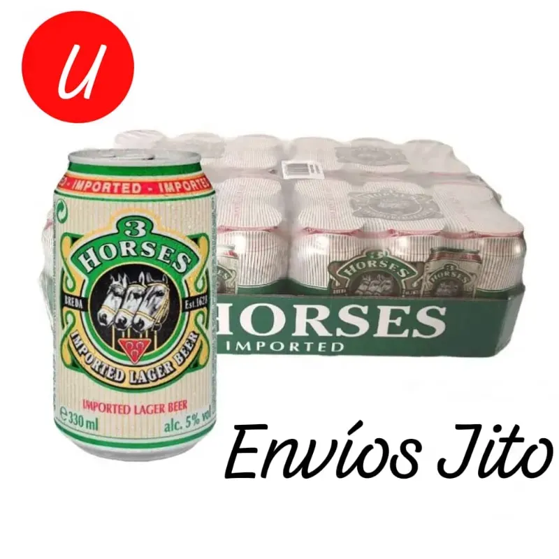 Cerveza 3 horses