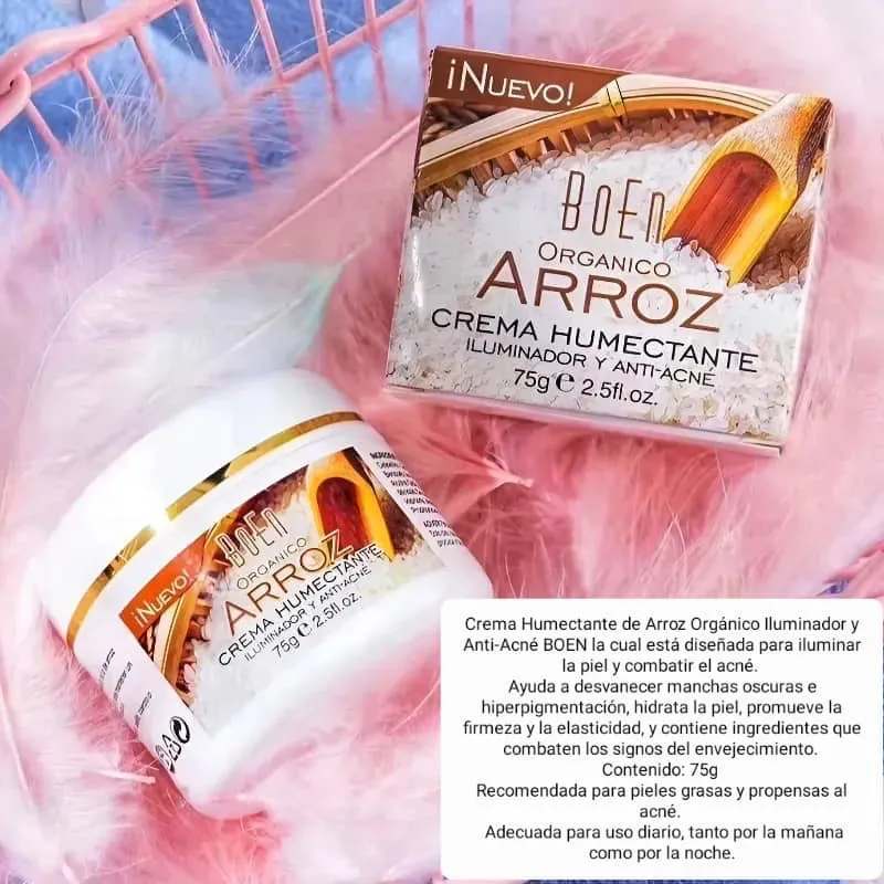 Crema Humectante de Arroz