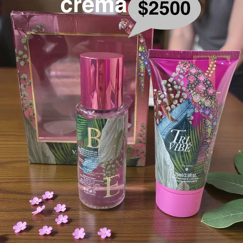 Juego de colonia y crema de piel