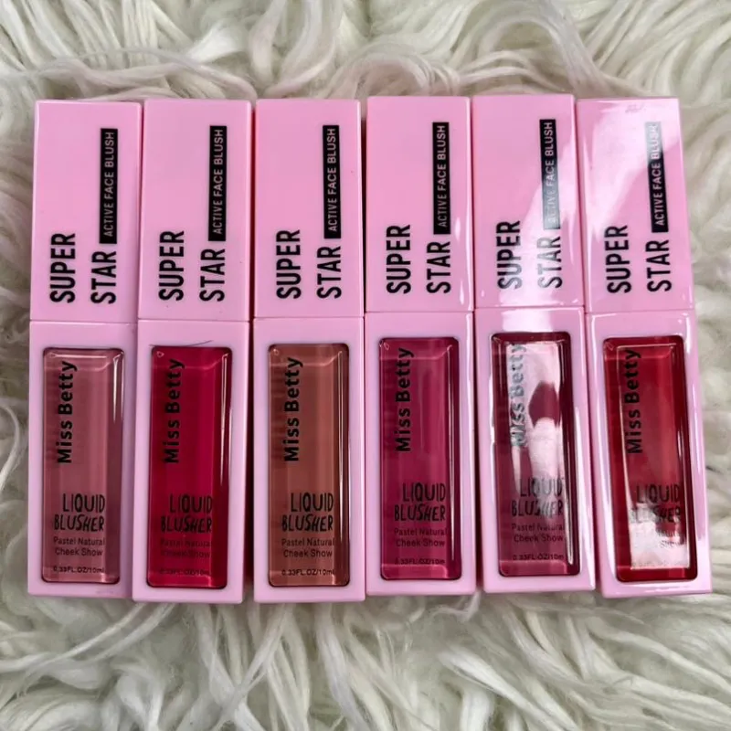 Rubor líquido brocha gorda