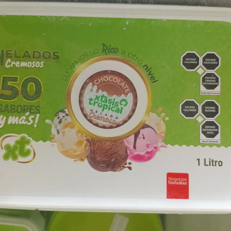 Helado chocolate 1 lt