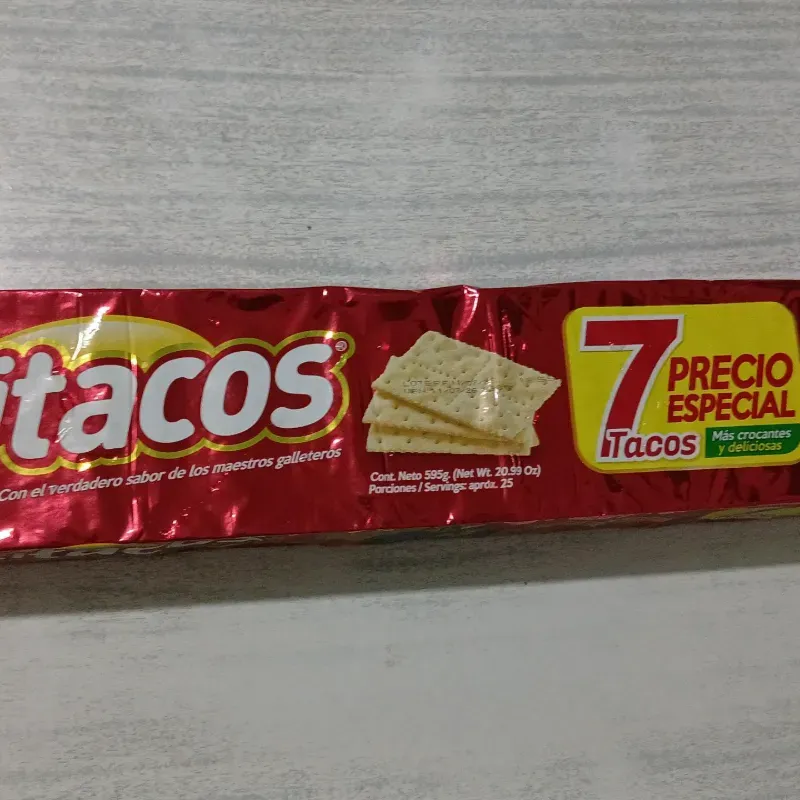 GALLETAS DE SAL ( SALTITACOS ) PAQUETON 595g