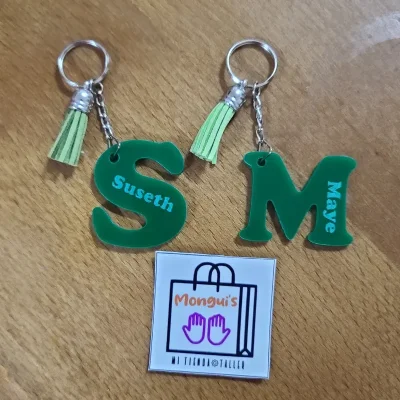 Llaveros con iniciales