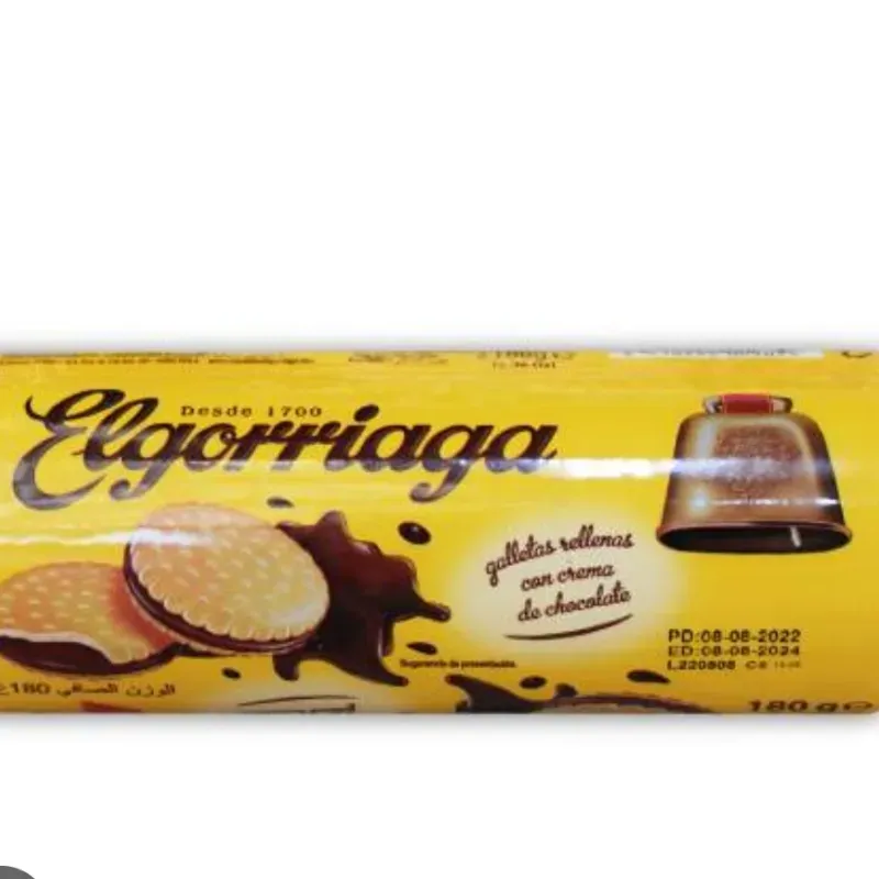 Galletas Rellenas de Chocolate