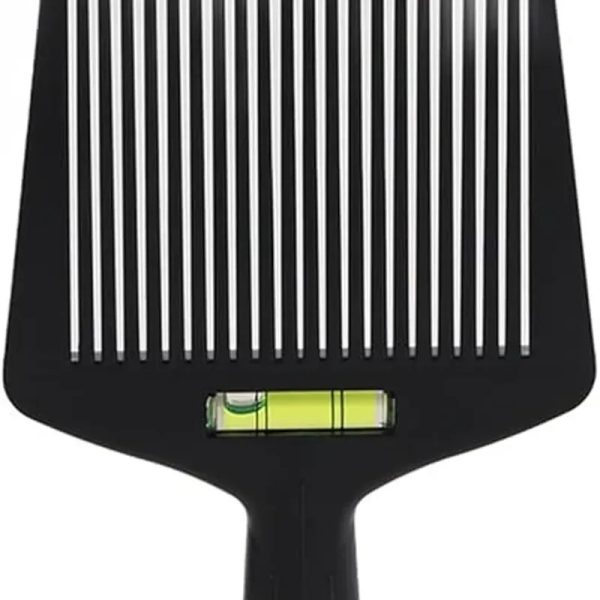 PEINE PLANO CON NIVEL PARA BARBERO