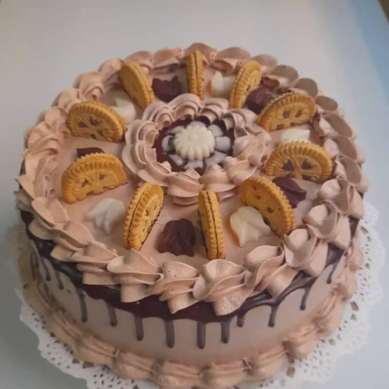 Cake de Crema de  Chocolate