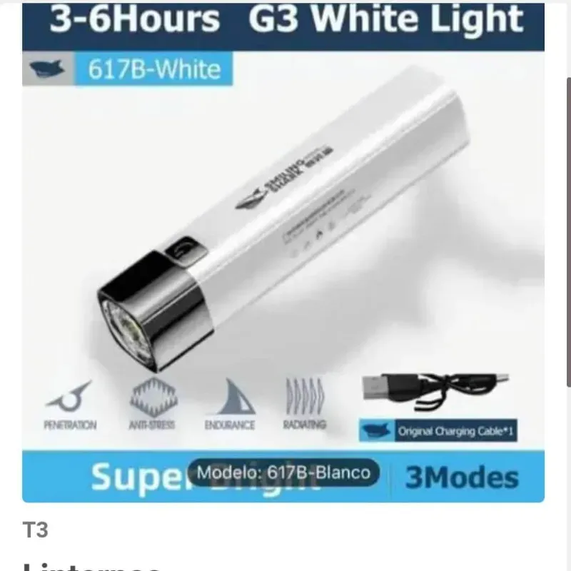 ‼️Linternas recargables‼️