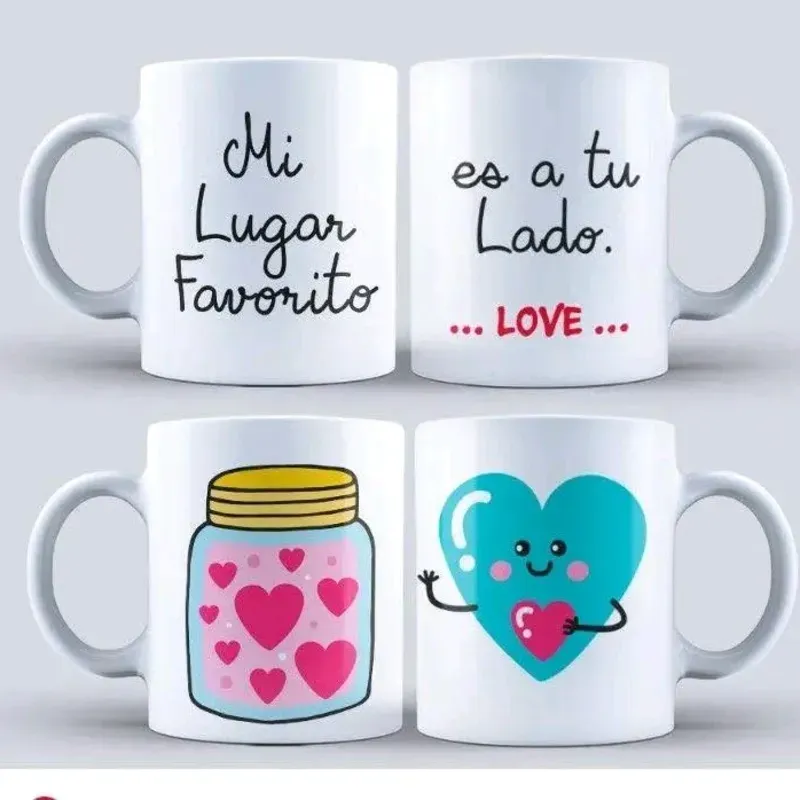 Set de tazas de pareja