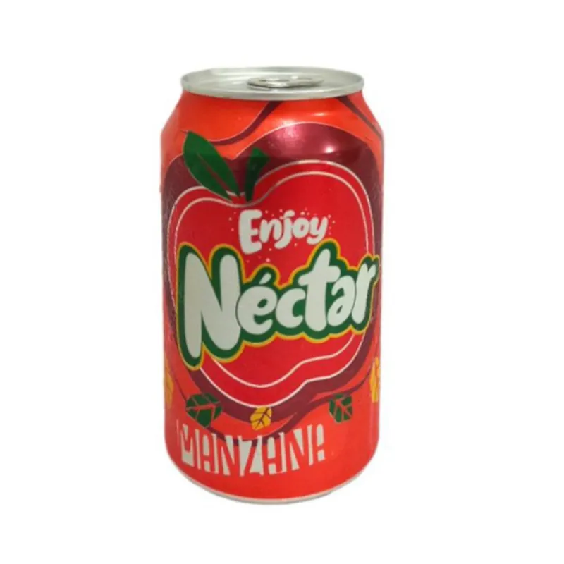Jugo manzana de lata