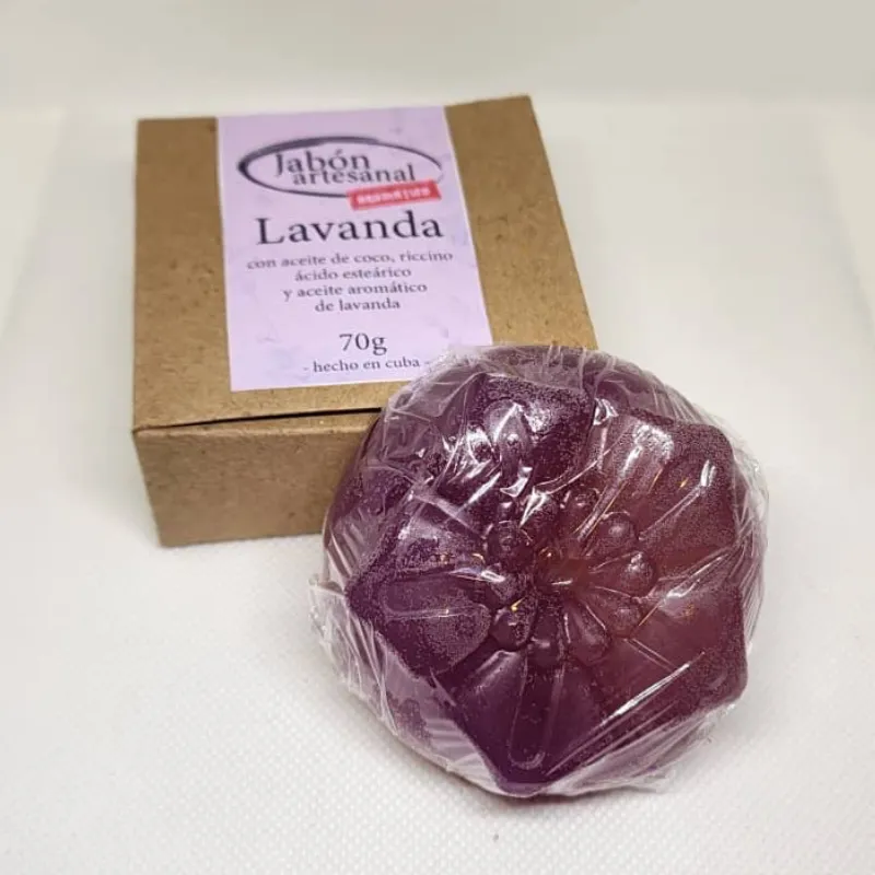 Jabón aromático de lavanda
