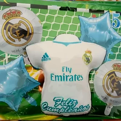 Set Globos Decoración REAL MADRID