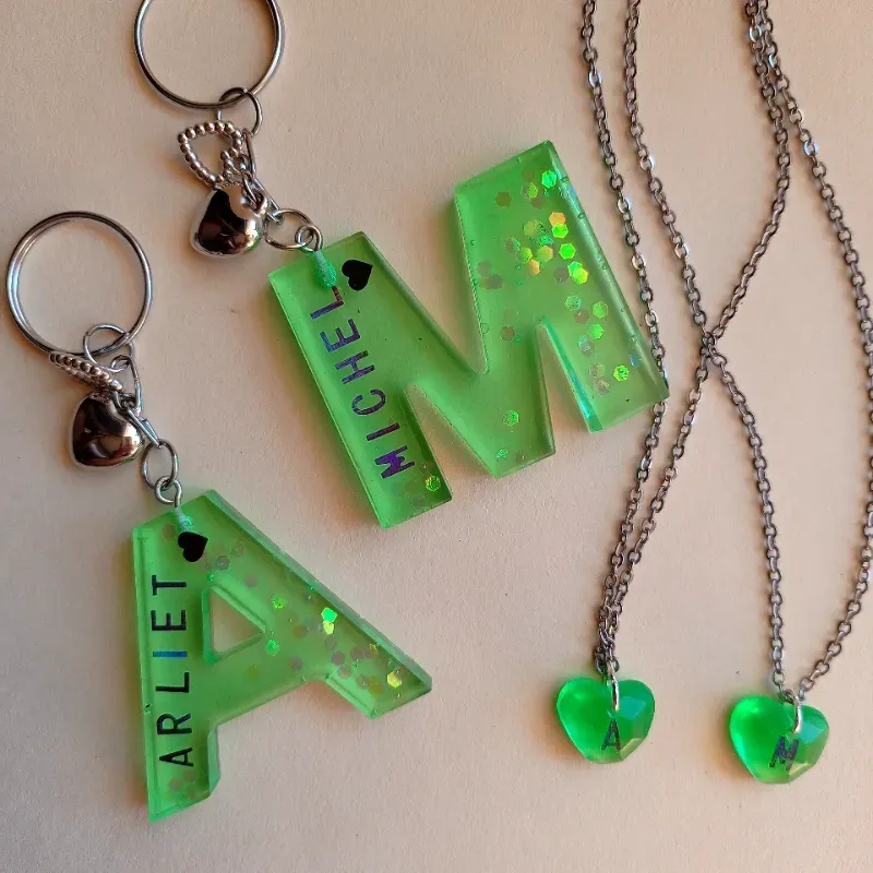 Llaveros de iniciales