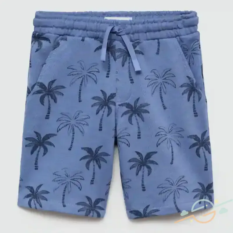 Bermuda azul MANGO #0001