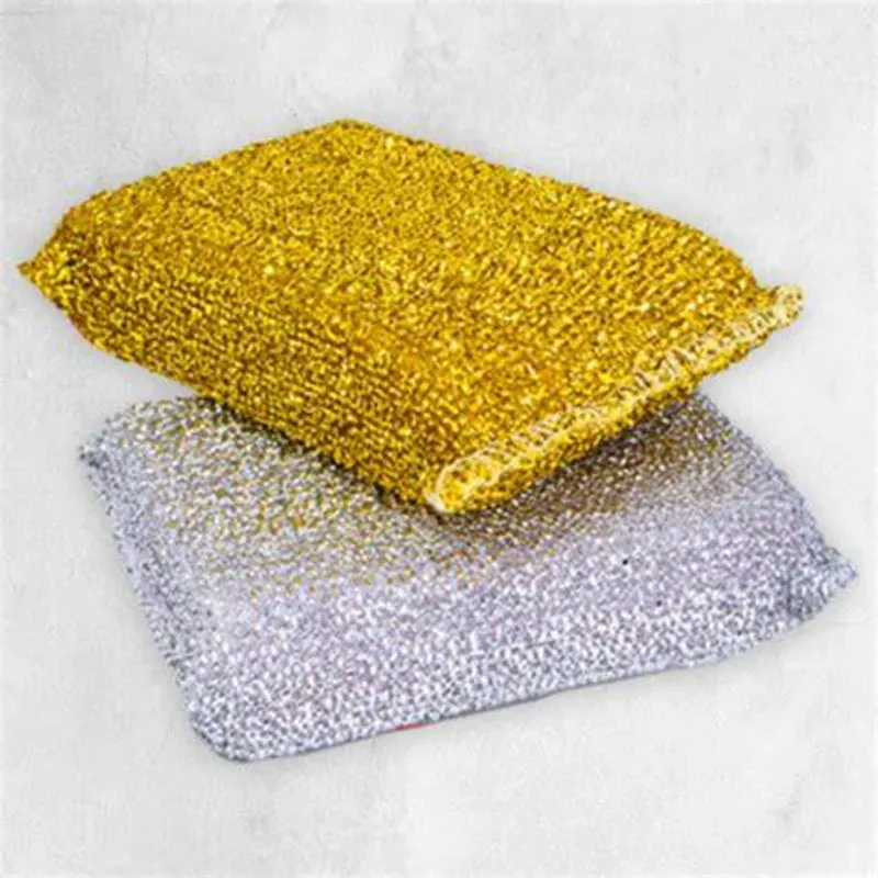 SET DE ESPONJA ORO PLATA